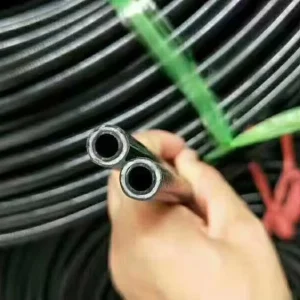 Ultra High Pressure Flexible Nylon Braided SAE 100 R7 R8 R18 Non Conductive Single Twin Line Thermoplastic Hydraulic Hose