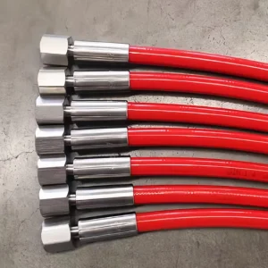 Ultra High Pressure Nylon Resin Hose 120mpa Pressure Measurement Winding Steel Wire Hose Hydraulic Equipment Cleaning Hose