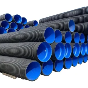 Underground Buried Pipe Sewage Use Large Size Double Wall Corrugated Hdpe Tubes