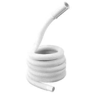 Universal 10 m PE Plastic Flexible Corrugated Hose Home Air Conditioning Water Drain Pipe with Clamp Electric Source
