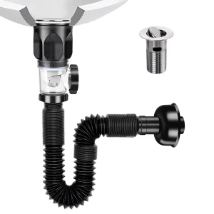 Universal Bathroom Washbasin Anti Blockage Drain Pipe Flexible Stretchable Deodorant Strainer Pipeline Accessories