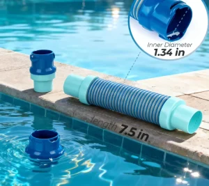 Universal Pool Cleaning Hose Replacement Joint Adapter Durable Plastic Pool Pipe Connector for Pool Maintenance Tools