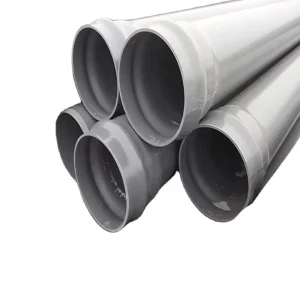 Upvc Pvc Pipe 50mm 250mm 1200mm Pipe Durable Gray for Water Supply Pvc Drainage Pipe