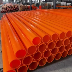 Urban Power Grid Renovation Flexible High Pressure MPP Power Pipes Underground Cable Protection Conduits