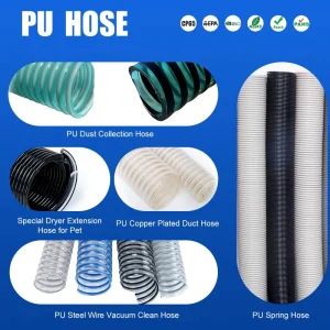 Vacuum PU Hose Customized Lightweight High Pressure PU Hose for Agricultural Irrigation Outdoor