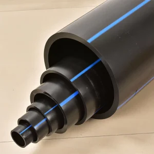 Virgin Food Grade HDPE Plastic Pipe OD32 OD90 Household Drinking Water Buried Pipeline