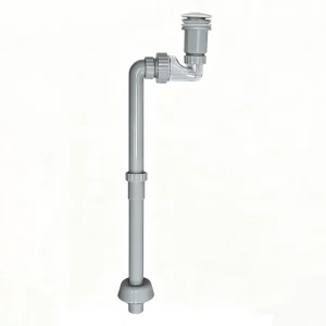 Visible Siphon Ceramic Cap Drain Kit G1 1/4 Flexible Pipe Pop up Sink Waste for Bathroom Hotel Basin