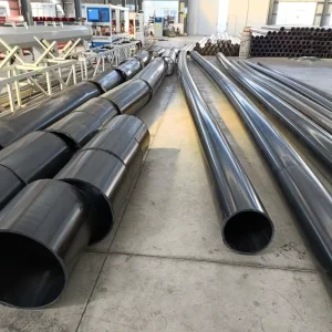 Waste Chemical Liquid UHMWPE Pipe Anti Corrosion Ultra High Molecular Weight Polyethylene Pipeline
