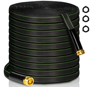Water Hose 1/2” PVC Flexible Heavy Duty Outdoor Lightweight No Kink Long Non-Expandable High Pressure UV Resistant