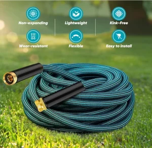 Water Hose Ultra Lightweight Kink Free Sturdy Flexible Abrasion Resistant Hose For Yard Lawn Outdoor Marine And Camper