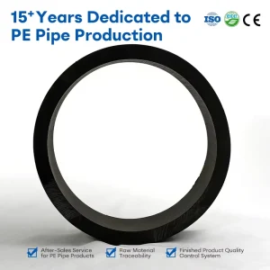 Water Supply HDPE Sewer Pipe 1200mm Large Diameter High Pressure with Hot Melting Connection for Municipal Engineering Projects