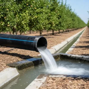 Water Supply Pipe Corrosion Resistant Flexible 32mm PE HDPE Drip Irrigation Pipe for Agriculture Farm