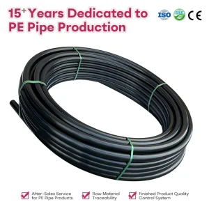 Water Supply Plastic Tubes High efficiency Water Saving 40mm PE HDPE Coil Drip Irrigation Pipe for Field Crops