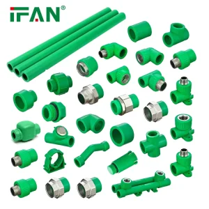 Water Supply Plomberie Materials Plastic Ppr Water Pipe Fittings Elbow Tee Union Coupling Ppr Pipe Fitting