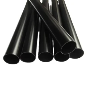 Water Supply and Drainage High Pressure Black PVC Pipe 38mm OD 36mm ID