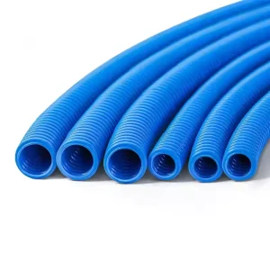 Waterproof PVC Corrugated Pipe Making Machine for Electrical Flexible Pipe Conduit Including Screw Bearing Motor Engine PE PP