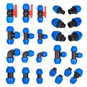 Wear Resistant HDPE Plastic Pipe Joints for Tap Water Supply and Farmland Irrigation Pipeline Construction