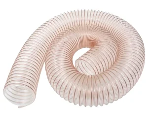 Wear Resistant High Strength Steel Wire Reinforced PU/TPU Air Flexible Ducting Hose