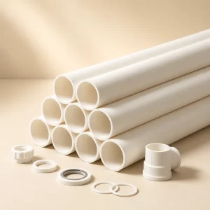 Wear Resistant UPVC Drainage Pipe Rigid PVC Plastic Tube For Mining And Industrial Slurry