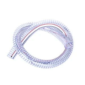 Wear Resistant and Corrosion Resistant PVC Steel Wire Soft Hose Inner Diameter 0.4”-8” Anti Corrosion Anti Aging