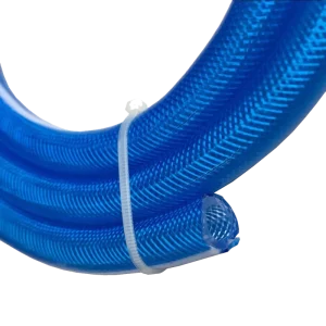 Weather Proof High Pressure Durable Flexible Blue PVC Fiber Hose for Outdoor Garden Watering and Long Term Use