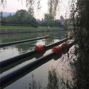 Weather Proof LDPE Anti UV Anticollision Pipe Float Dredge Pipeline Floater Hose Cable Dredging Suction Marine Poly Pipe