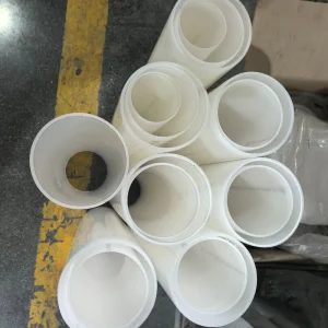 White High Pressure PVDF Pipe UV Resistant Fluoropolymer Tube for Outdoor Chemical Dosing and Solar Water Heating Systems