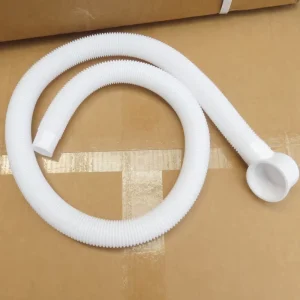 White Modern Hotel Plastic Bathtub Drain Hose Drainage Pipe Accessory Drainage Hose Outflow Pipe