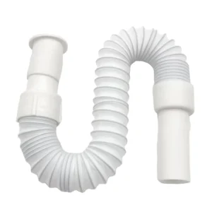 White Modern Plumbing Accessories Bathroom Vanity Wash Basin Drain Pipe Plastic Hose