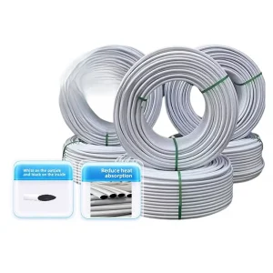 White Outer Black Inner PE Pipe Anti Aging UV Resistant Agricultural Drip Irrigation Pipe 16mm 20mm 25mm