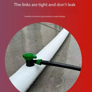 White PE Anti UV Preformed Hole Drip Main Pipe Adjustable High Strength & Durable Pressure Compensate for Agriculture