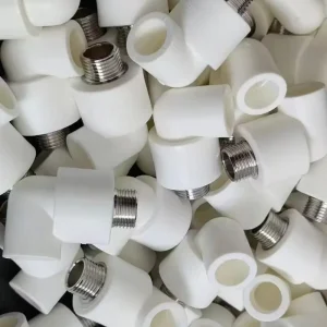 White PPR Pipe Fittings Factory Smooth Plastic Tube Fittings Plumbing Fittings PPR Fittings for Cold and Hot Water