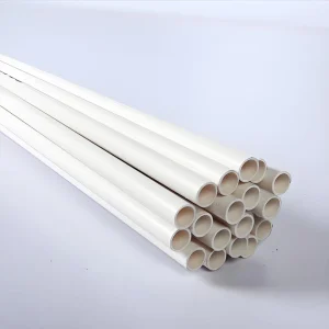 White PVC Electrical Conduit Pipes 16mm 20mm 25mm 32mm Plastic Tubes