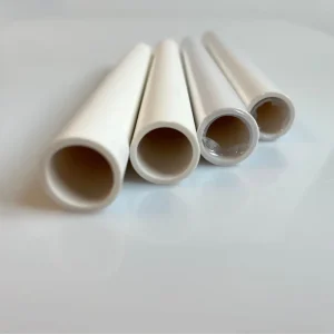 White PVC Round Plastic Tubes 16mm to 40mm PVC Electrical Conduit Pipe for Cables