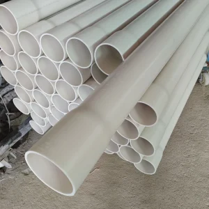 White PVC-U Pipe Diameter 25mm Durable High-Pressure Eco-Friendly Industrial Use Conduit