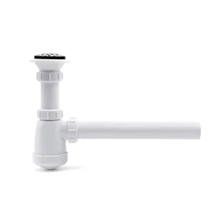 White Plastic Hard Drain Pipe Insect Proof and High Temperature Resistant Wall Drainage for Bathroom Deodorant and Wash Basin
