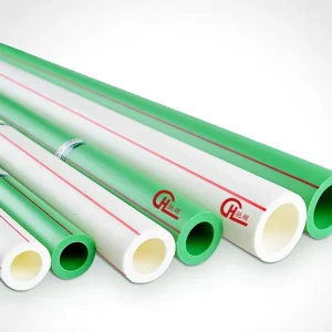 White Polypropylene PPR Plastic Pipe for Hot and Cold Water Supply Moulded Processing Service