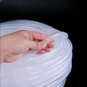 White Transparent Silicone Hose Tubing High Temperature Resistant Industrial Food Grade Chemical Liquid Transfer Pipe Cutting