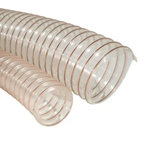 Wire Reinforced PVC/PU Suction Hose Wear Resistant Threaded Water Rubber Hoses