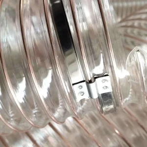 Woodworking Vacuum Hose Super Wear Resistant Transparent Hose Industrial Air Duct Exhaust Air Clear Hose PU Polyurethane Tube