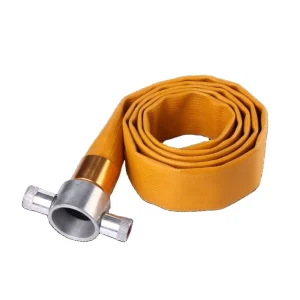 XHYXFire 6inch Durable Flexible TPU PVC Fire Fighting Truck Hose for Gas Oil Foam Delivery with Nozzle