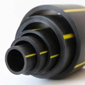 Yellow HDPE Natural Gas Pipeline SDR11 SDR17.6 PE100 Polyethylene Gas Pipe for Underground Gas Supply 20mm 630mm Manufacturer