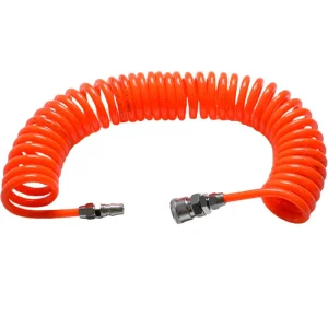 ZCKM 12M Customizable PU Spring Tube Trachea Quick Connector High quality PU Polyethylene Air Hose 1.5Mpa Max Pressure